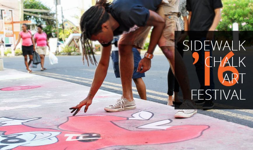 sidewalk chalk art festival 2016
